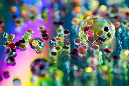 Water glitter (Sourced from G. Crouch on flickr [http://www.flickr.com/photos/crouchy69] Used under CC-A-NC licence - http://creativecommons.org/licenses/by-nc/2.0/deed.en