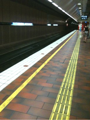 Lonely platform (Photo by Tseen Khoo)