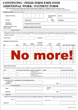 A timesheet with 'No more!' across it in big red letters