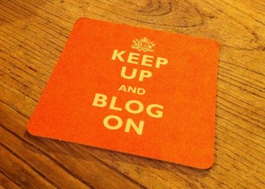 Keep up and blog on (Photo by Alexander Baxevanis | www.flickr.com/photos/futureshape)