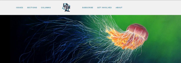 Cover of Lateral magazine for "Slow" (#12) - illustration by Olivia Baenziger