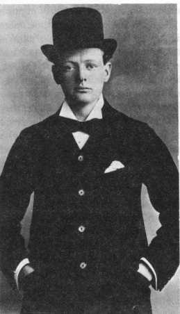 Young Winston, looking dashing.