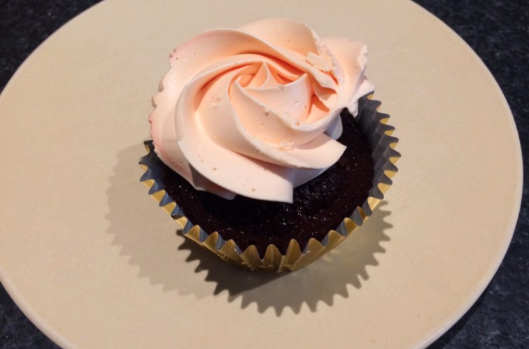 Birthday cupcake, courtesy of my colleagues | Photo by Tseen